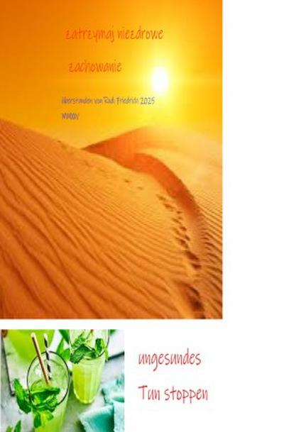 ungesundes Tun stoppen