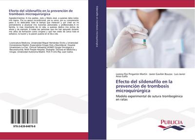 Efecto del sildenafilo en la prevención de trombosis microquirúrgica