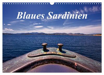 Blaues Sardinien (Wandkalender 2024 DIN A3 quer), CALVENDO Monatskalender