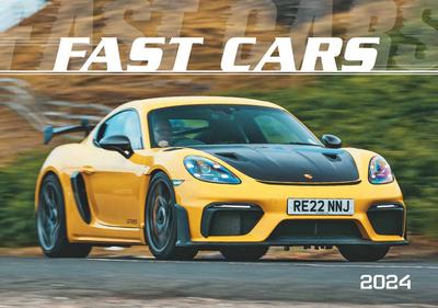 Fast Cars 2024 - Bildkalender 48,5x34 cm - mit vielen Zusatzinformationen zu den Luxuswagen - Technikkalender - Wandplaner - Wandkalender
