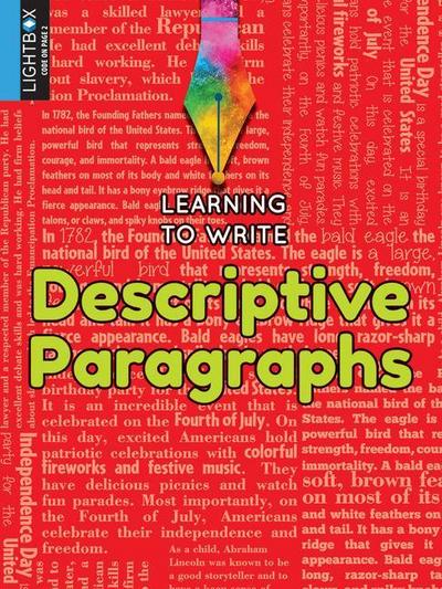 Descriptive Paragraphs