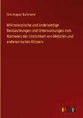 Mikroskopische und anderweitige Beobachtungen und 
