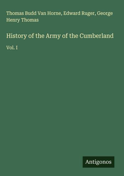 History of the Army of the Cumberland