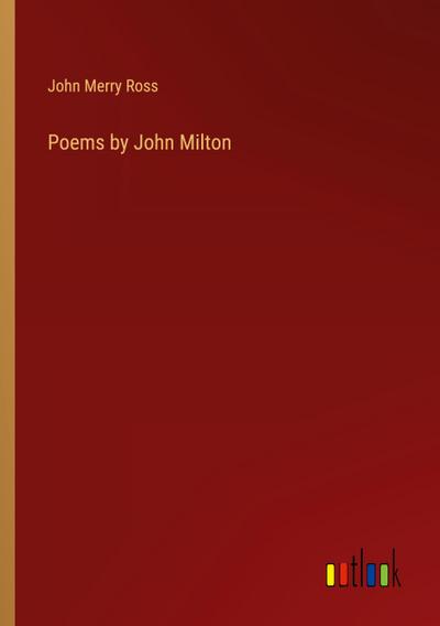 Poems by John Milton