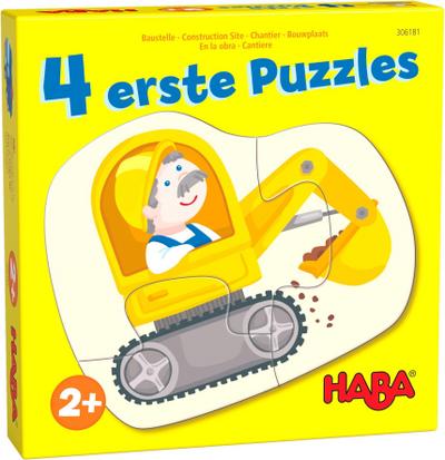 4 erste Puzzles - Baustelle