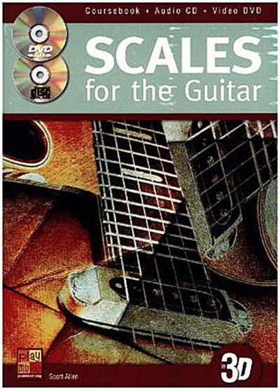 Scales For The Guitar, Coursebook + Audio-CD + DVD in 3D