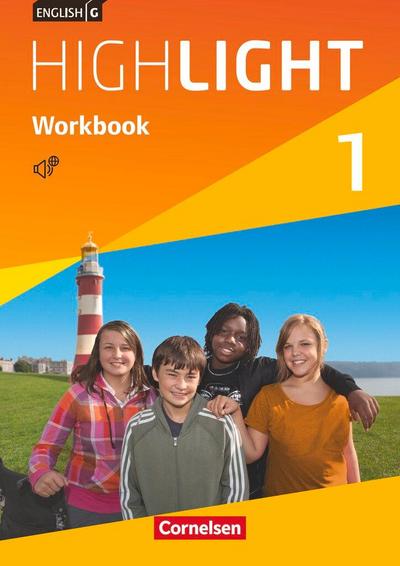 English G Highlight  01: 5. Schuljahr. Workbook mit Audios online. Hauptschule