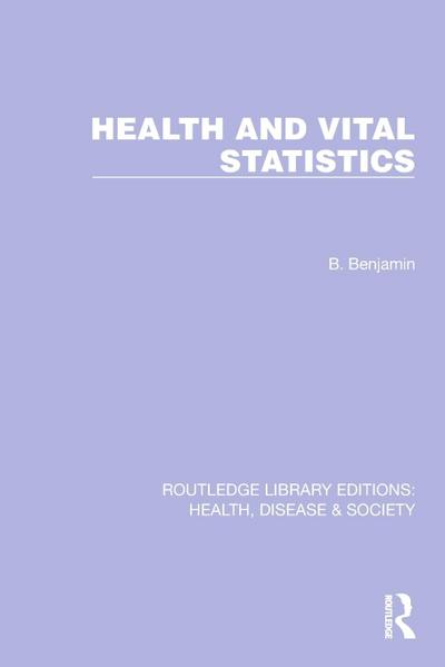 Health and Vital Statistics