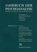 Jahrbuch der Psychoanalyse 76: Mikroprozesse