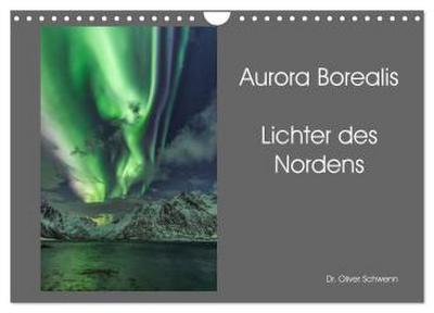 Aurora Borealis - Lichter des Nordens (Wandkalender 2026 DIN A4 quer), CALVENDO Monatskalender