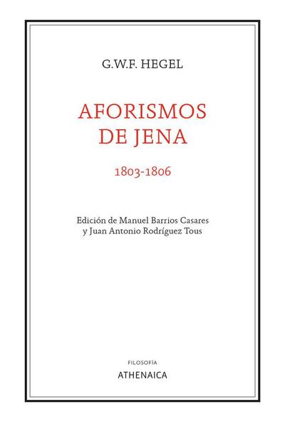 Aforismos de Jena (1803-1806)