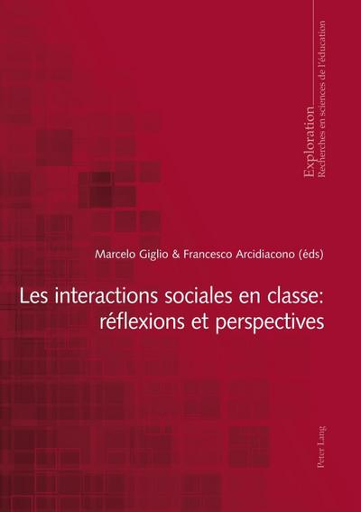 Les interactions sociales en classe : reflexions et perspectives