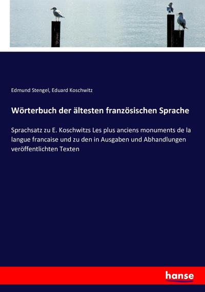 Wörterbuch der ältesten französischen Sprache