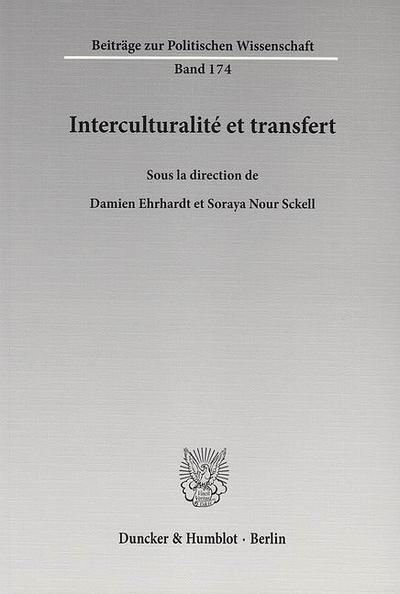 Interculturalité et transfert.