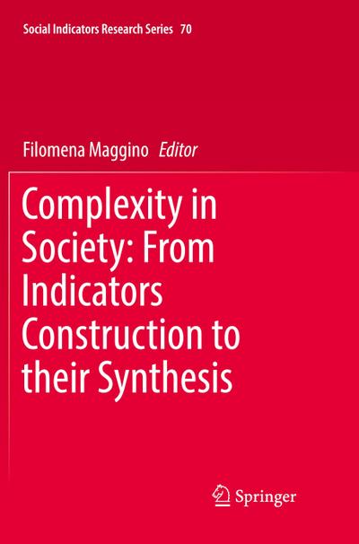 Complexity in Society: From Indicators Construction to their Synthesis