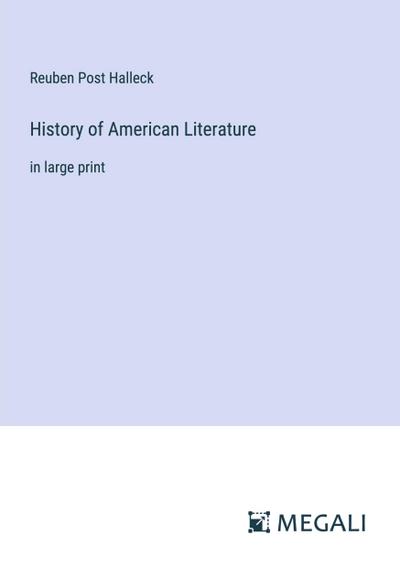 History of American Literature