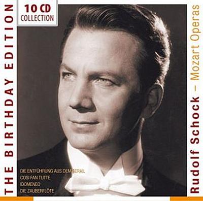 Rudolf Schock - The Birthday Edition (Mozart Operas) / Rudolf Schock in Mozart-Opern, 10 Audio-CDs