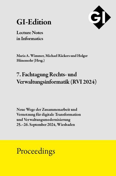 GI Edition Proceedings Band 351 "7. Fachtagung Rechts- und V