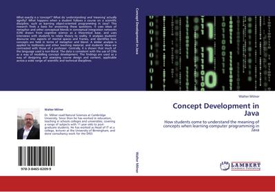 Concept Development in Java - Walter Milner