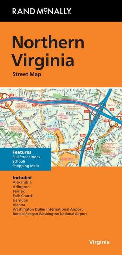 Rand McNally Folded Map: Northern Virginia Street Map