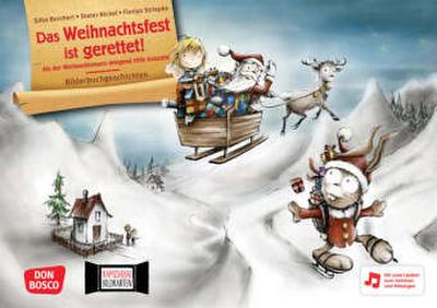 Das Weihnachtsfest ist gerettet! Kamishibai Bildkartenset, m. 1 Beilage