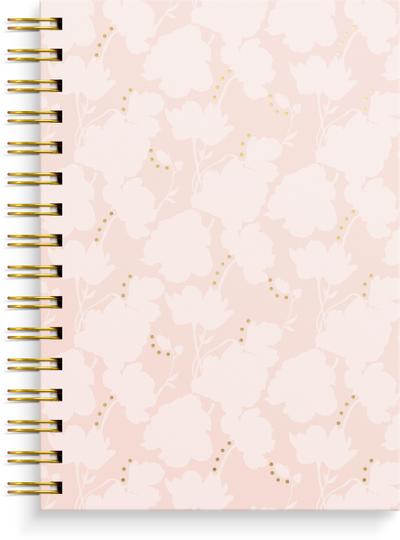 Burde Notizbuch A5 Flower