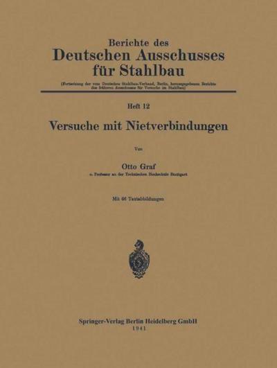 Versuche mit Nietverbindungen