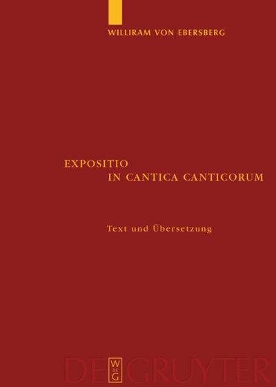 Expositio in Cantica Canticorum