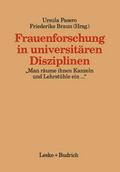 Frauenforschung in universitären Disziplinen