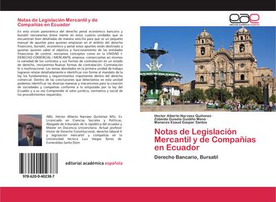 Notas de Legislación Mercantil y de Compañías en Ecuador