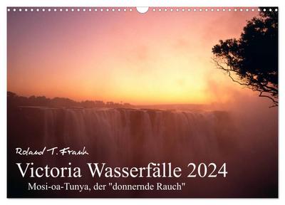 Victoria Wasserfälle (Wandkalender 2024 DIN A3 quer), CALVENDO Monatskalender