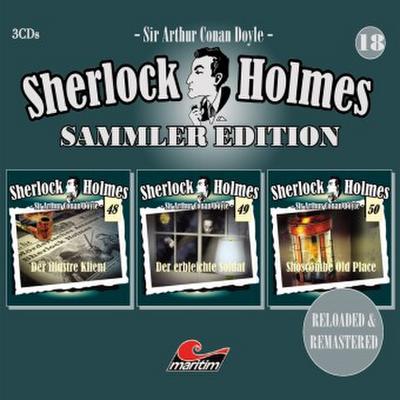 Sherlock Holmes Sammler Edition. Box.18, 3 Audio-CD