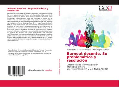 Burnout docente. Su problemática y resolución