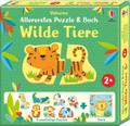 Allererstes Puzzle & Buch: Wilde Tiere