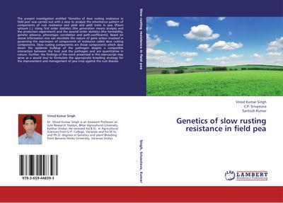 Genetics of slow rusting resistance in field pea