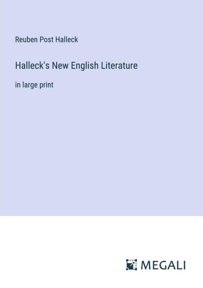 Halleck’s New English Literature