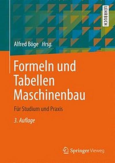 Formeln und Tabellen Maschinenbau