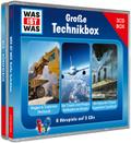 WAS IST WAS 3-CD Hörspielbox. Große Technikbox,Audio-CD