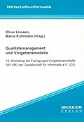 Qualitätsmanagement und Vorgehensmodelle