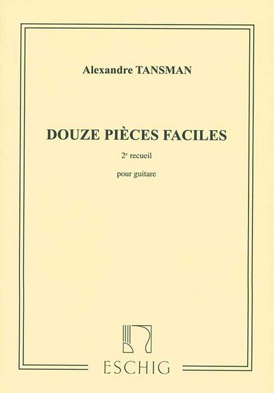 12 pièces faciles vol.2pour guitare