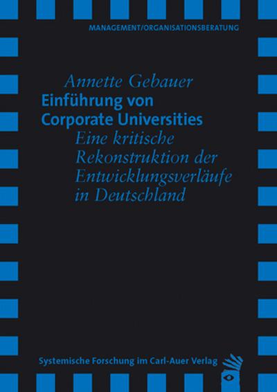 Einführung von Corporate Universities