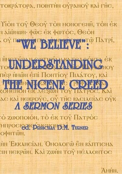"WE BELIEVE"
