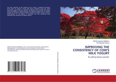 IMPROVING THE CONSISTENCY OF COW’S MILK YOGURT