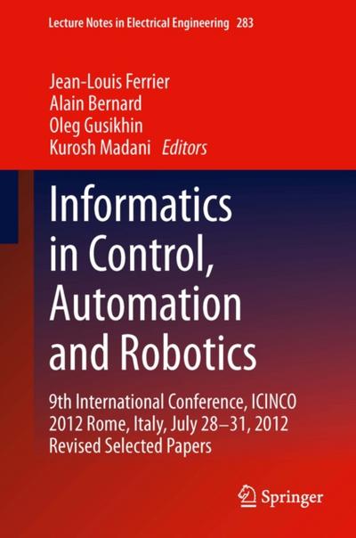 Informatics in Control, Automation and Robotics