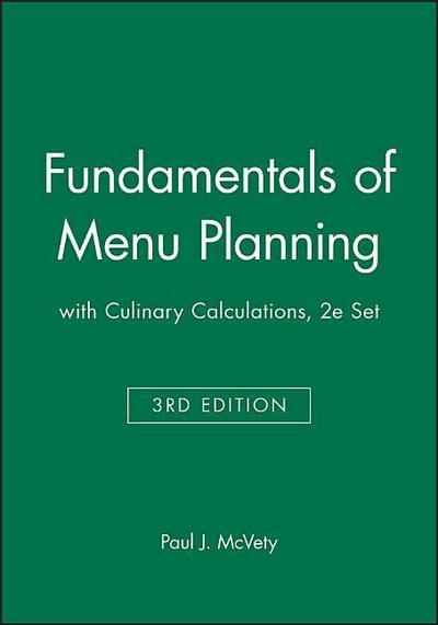 Fundamentals of Menu Planning [With Paperback Book]