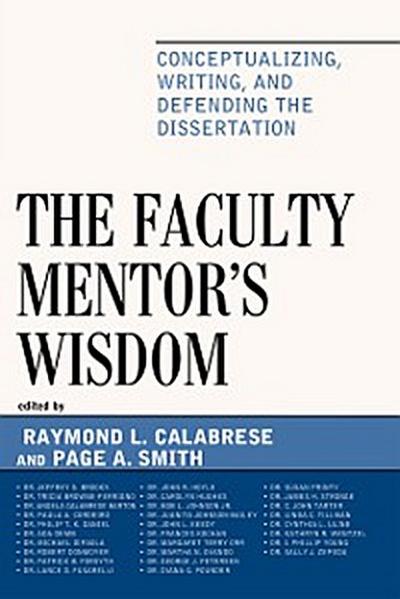 The Faculty Mentor’s Wisdom