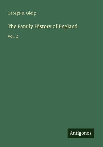 The Family History of England
