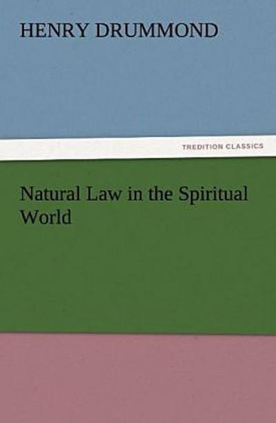 Natural Law in the Spiritual World