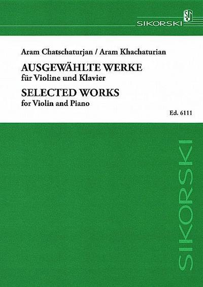 Ausgewählte Werke für Violineund Klavier
