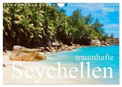 traumhafte Seychellen (Wandkalender 2026 DIN A4 quer), CALVENDO Monatskalender